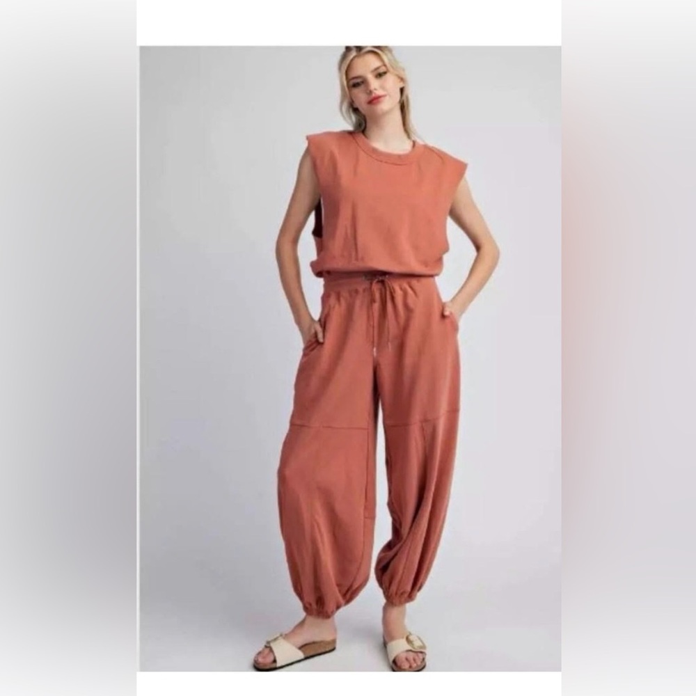 NWT Throw & Go Jumpsuit - Medium